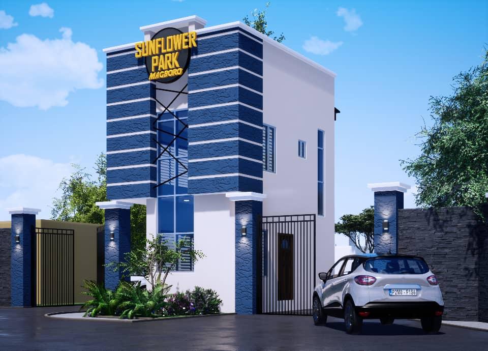 Sunflower Park Estate Phase 1 gate house 3D render